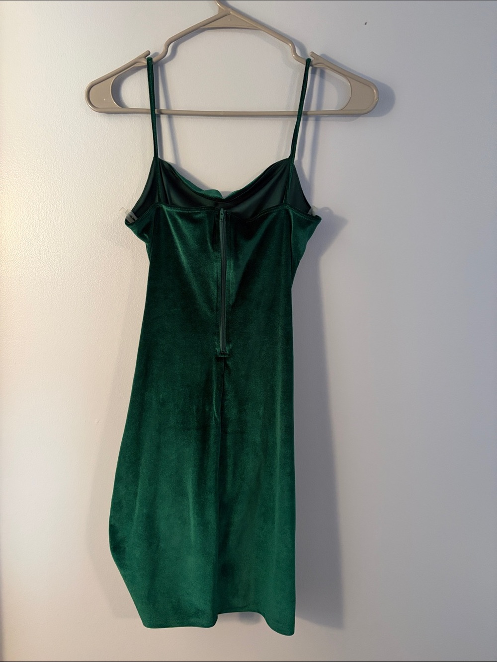 Windsor Deep Green Ruched Mini Dress - Picture 3 of 5